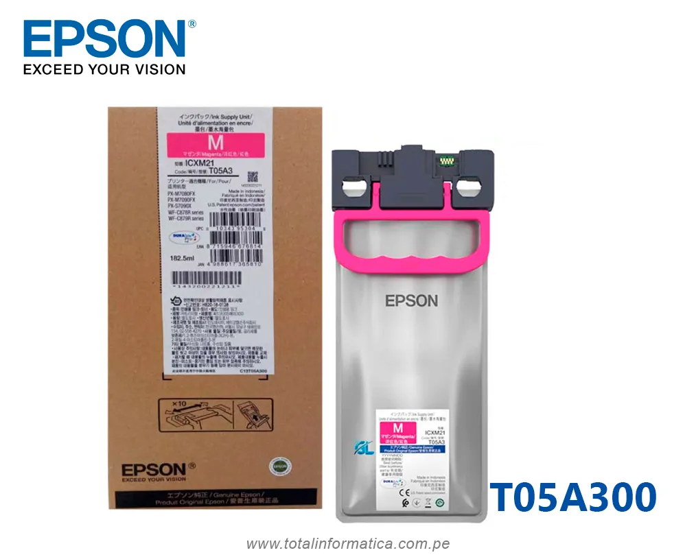 Tinta Estándar Epson T05A T05A300 Magenta para WorkForce Pro WF-C878R - imagen 1