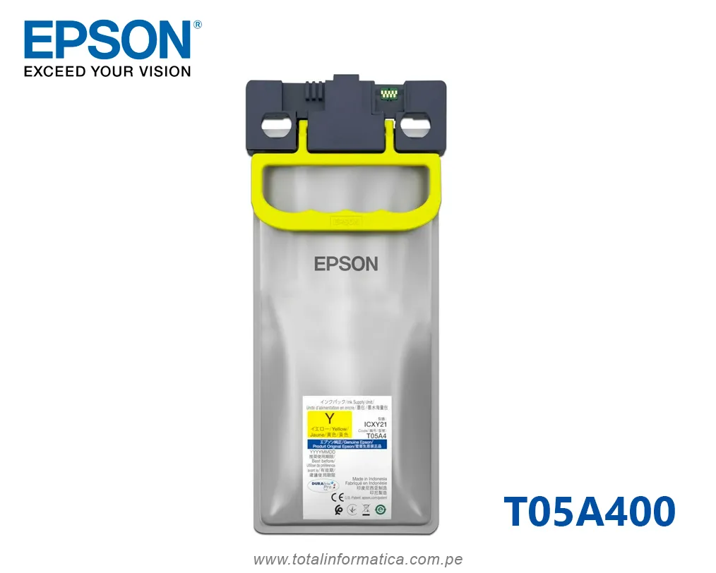 Tinta Estándar Epson T05A T05A400 Yellow para WorkForce Pro WF-C878R - imagen 2