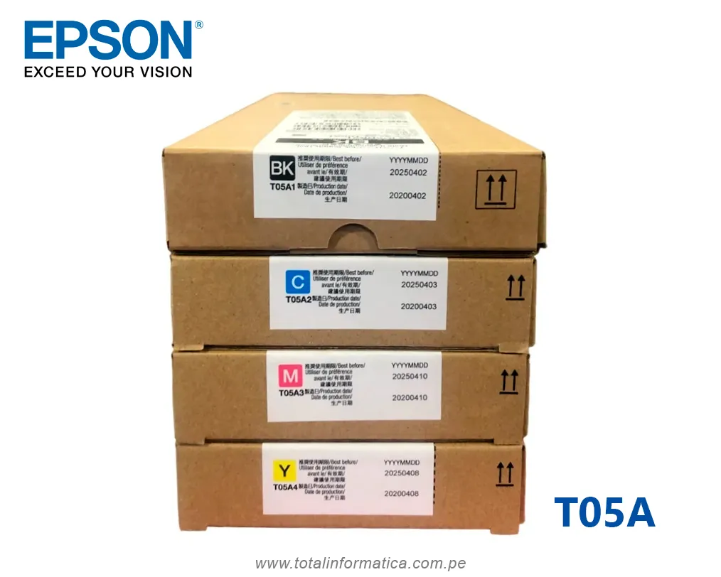 Tinta Estándar Epson T05A T05A400 Yellow para WorkForce Pro WF-C878R - imagen 3