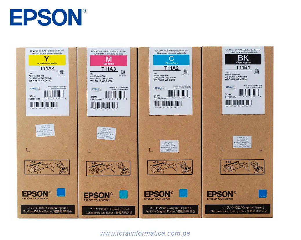 Bolsa de Tinta Epson T11B Black Original T11B120-AL | WorkForce Pro WF-C5810 / WF-C5890 - imagen 3