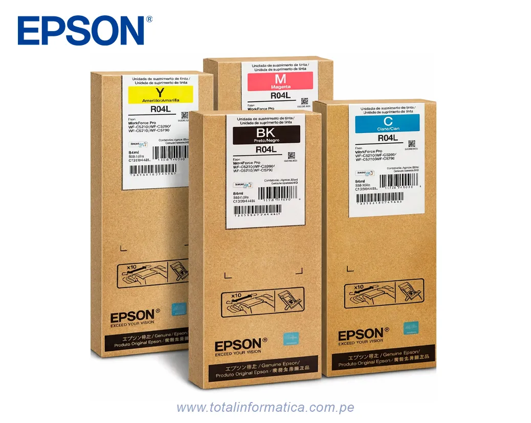 Bolsa de Tinta Epson R04L T941220-AL Original Magenta - WorkForce Pro WF-C5710 / WF-C5790 - imagen 3