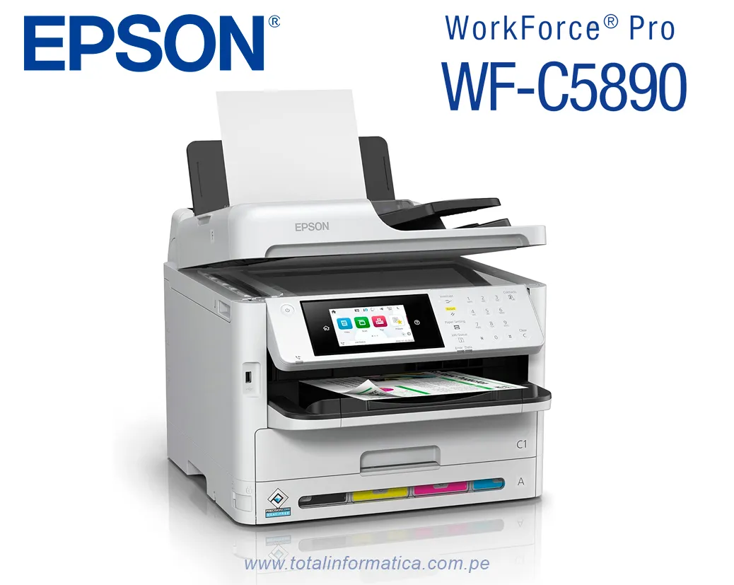 Multifuncional Epson WorkForce Pro C5890 WiFi Fax y Red - imagen 2