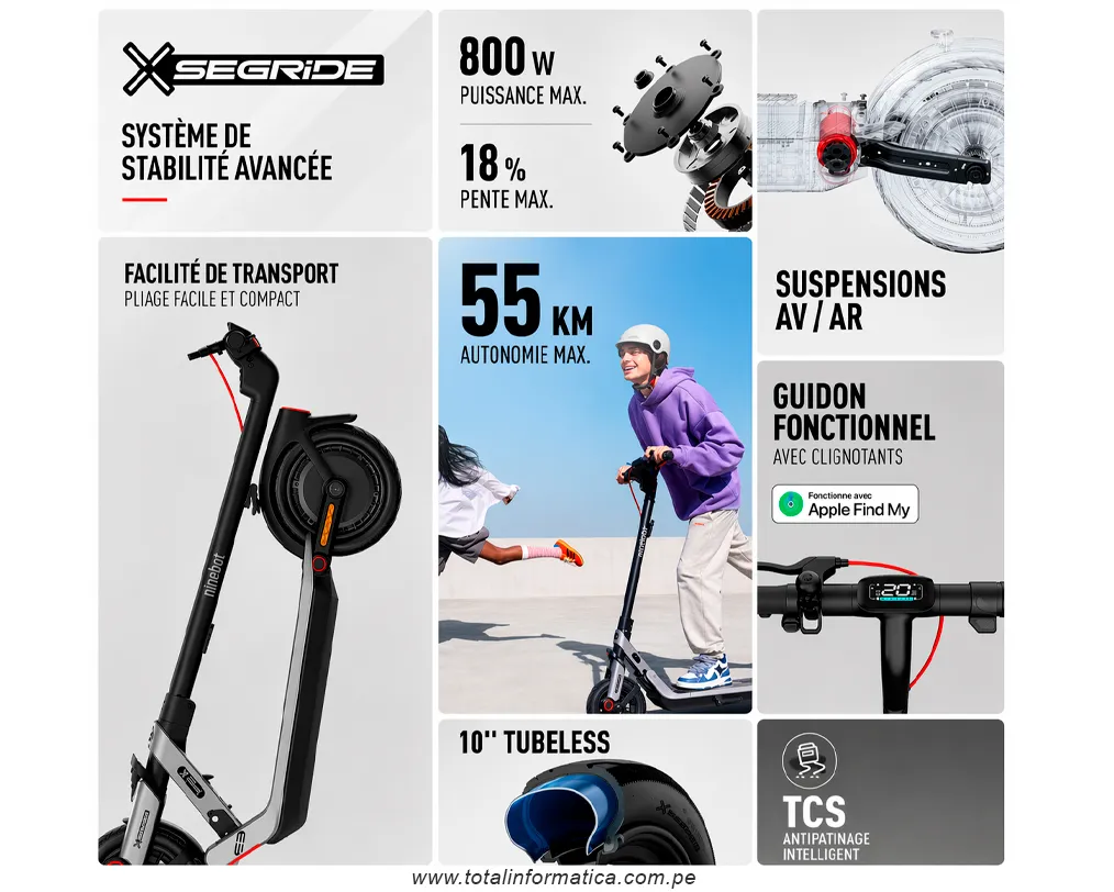 Scooter Eléctrico Segway E3 Pro - imagen 3
