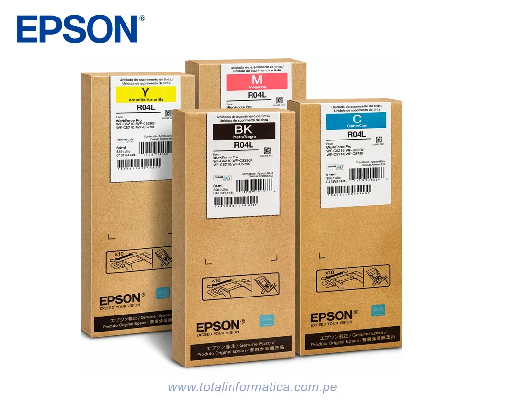Bolsa de Tinta Epson T941 T941220-AL Original Cyan - WorkForce Pro WF-C5710 / WF-C5790 - imagen 3