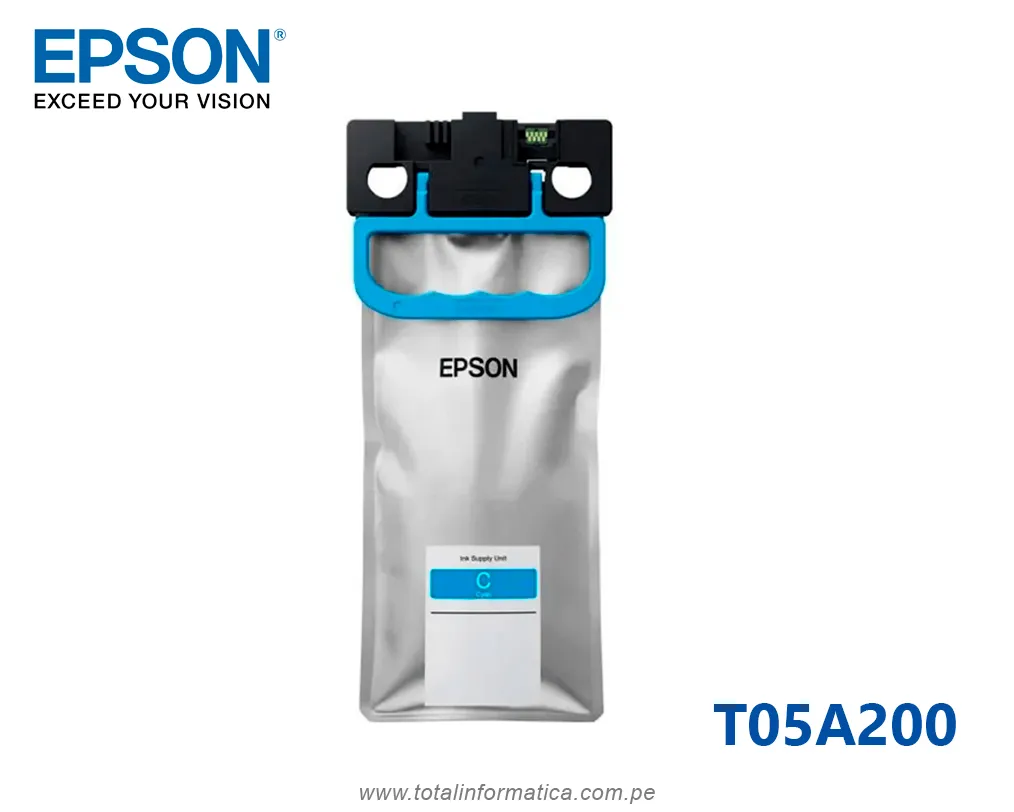 Tinta Estándar Epson T05A T05A200 Cyan para WorkForce Pro WF-C878R - imagen 2