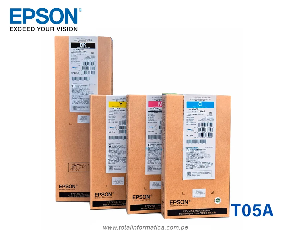 Tinta Estándar Epson T05A T05A200 Cyan para WorkForce Pro WF-C878R - imagen 3