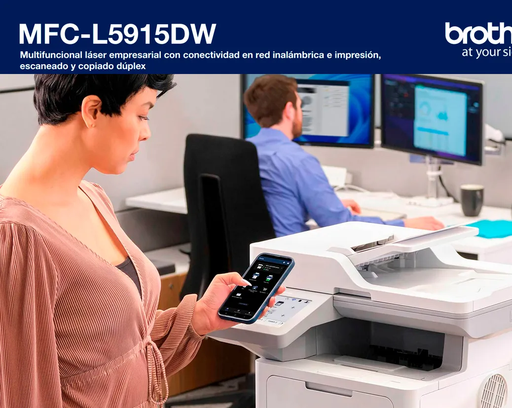Brother MFC-L6915DW Multifuncional Láser Monocromática 52ppm WiFi Dúplex - imagen 4