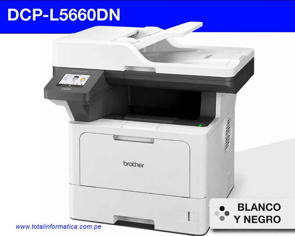 IMPRESORA MULTIFUNCIONAL BROTHER DCP-L5660DN, LÁSER MONOCROMÁTICA - imagen 3