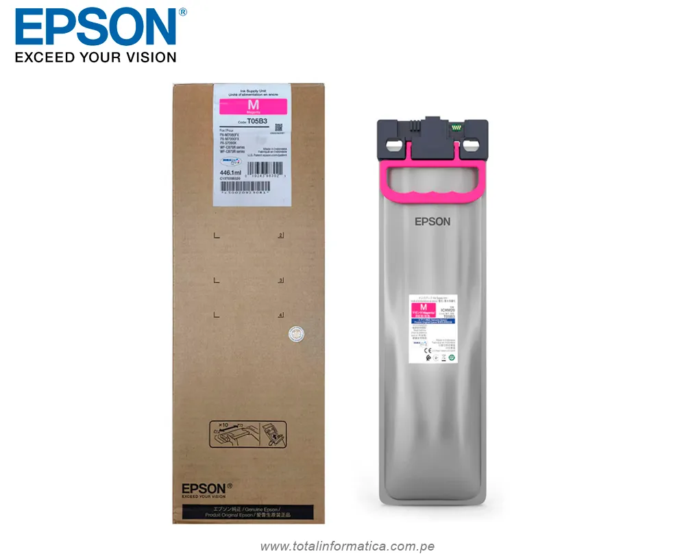 Tinta Epson T05B T05B320 Magenta Alta Capacidad para WorkForce Pro WF-C878R - imagen 1