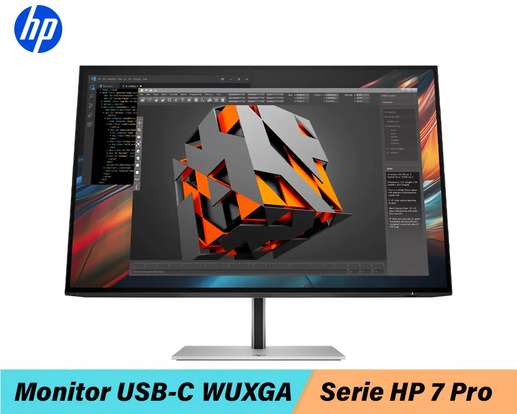 Monitor HP Series 7 Pro 724pu 24" WUXGA USB-C | 8Y2F7AA - imagen 2