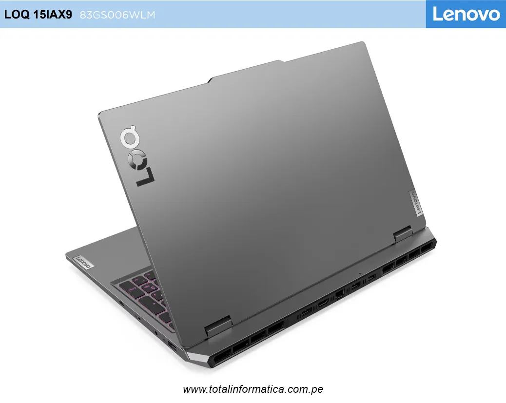 Laptop Lenovo LOQ 15IAX9 15.6" FHD 144Hz Core i5 RTX 3050 16GB 512GB - imagen 5