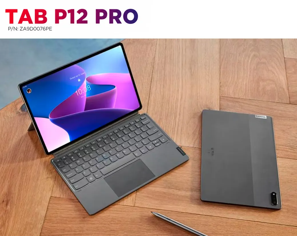 Tablet Lenovo Tab P12 Pro ZA9D0076PE 12.6” 8GB 256GB con Teclado y Lápiz - imagen 4
