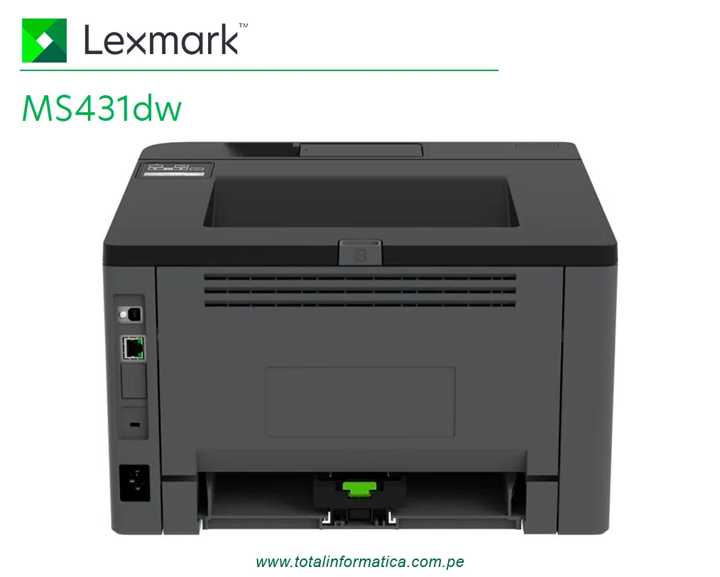 Impresora Láser Lexmark MS431dw WiFi Dúplex 42 ppm - imagen 4