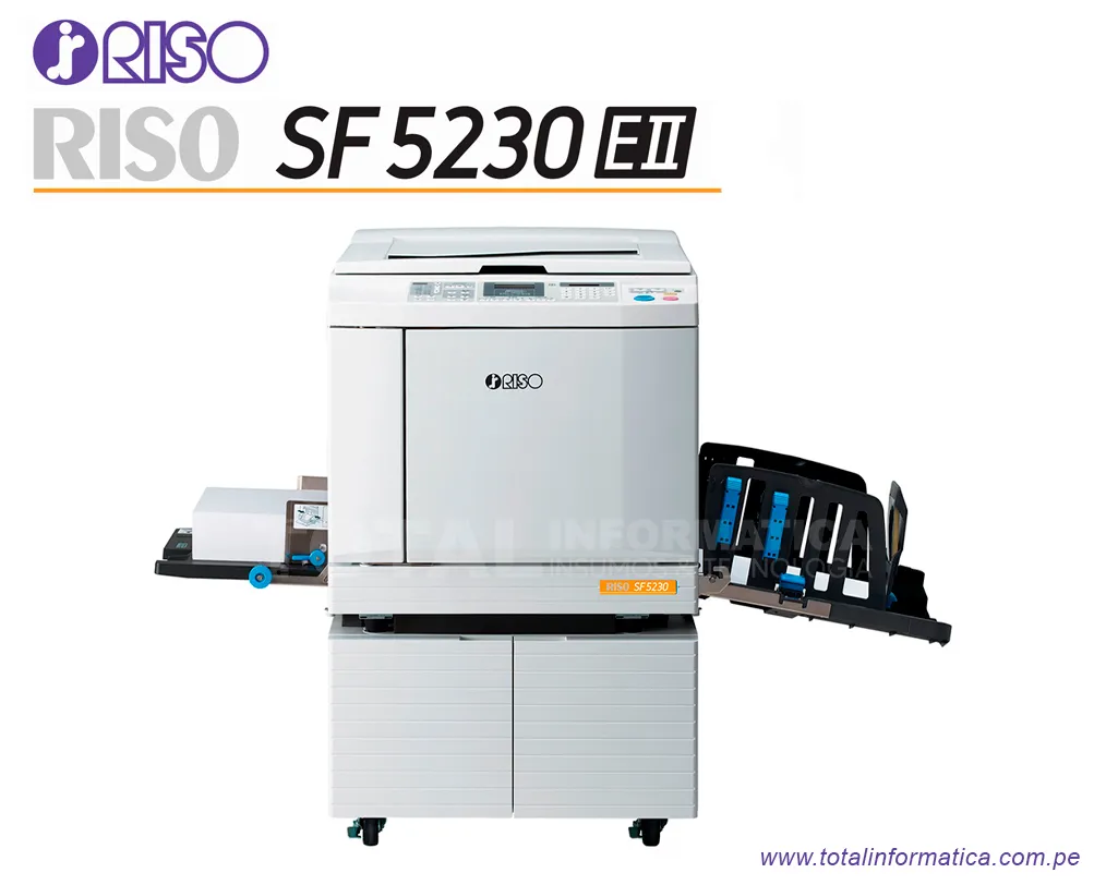 DUPLICADORA RISO SF5230EII U, 300X600 PPP, 130 PPM - imagen 2
