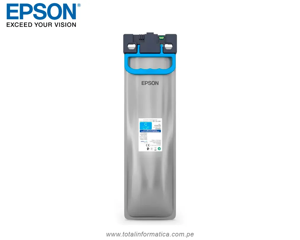 Tinta Epson T05B T05B220 Cyan Alta Capacidad para WorkForce Pro WF-C878R - imagen 2
