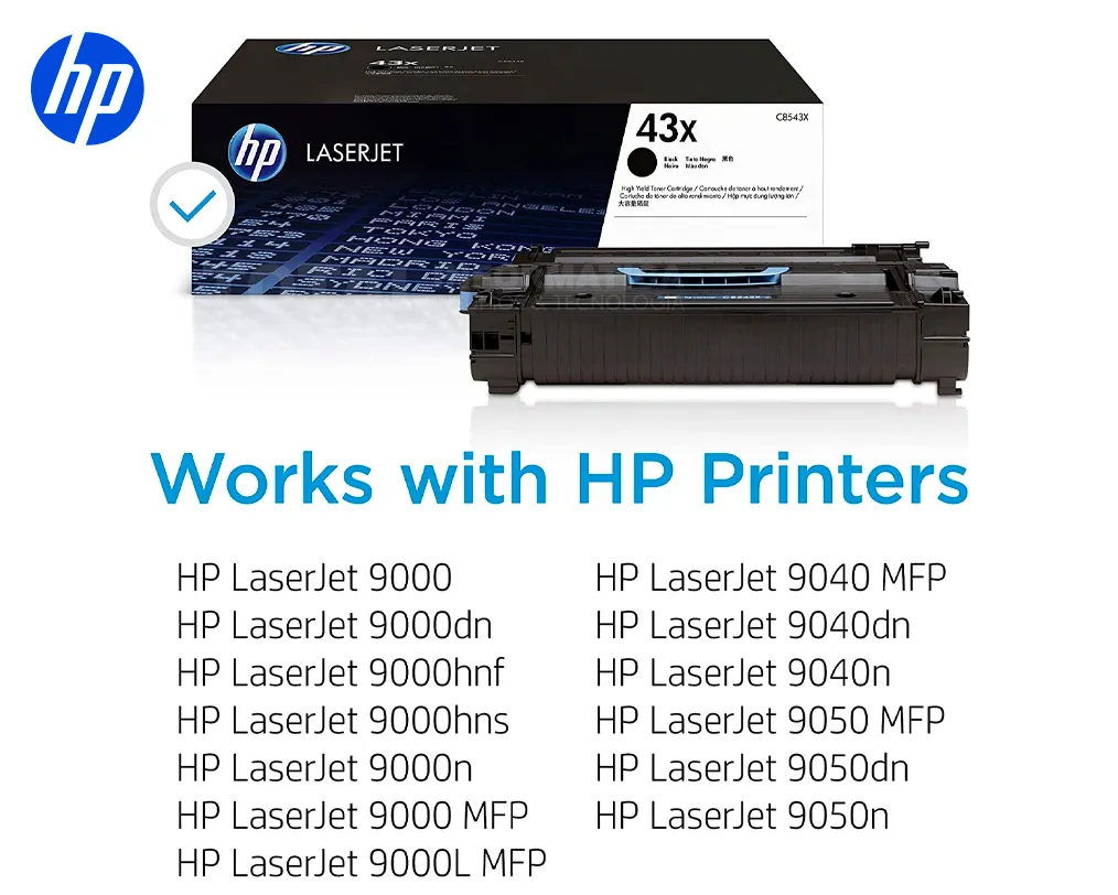 Toner HP 43X C8543X Negro ORIGINAL para LASERJET 9000 - imagen 3