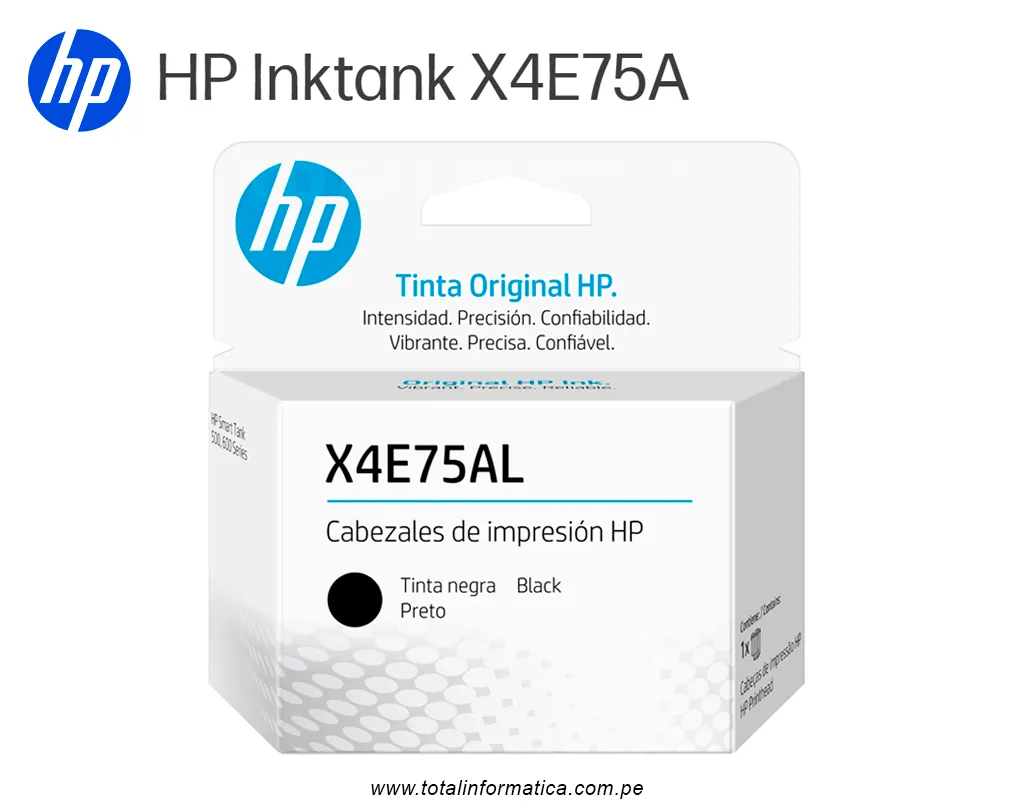 Cabezal HP SMART TANK - Original Negro | X4E75AL - imagen 1