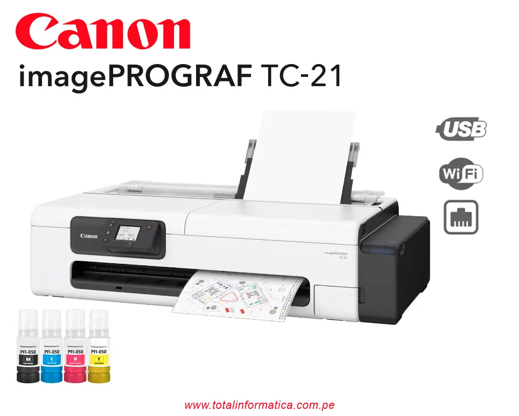 Canon ImagePROGRAF TC-21 PLOTTER Formato A1 (24") - imagen 1