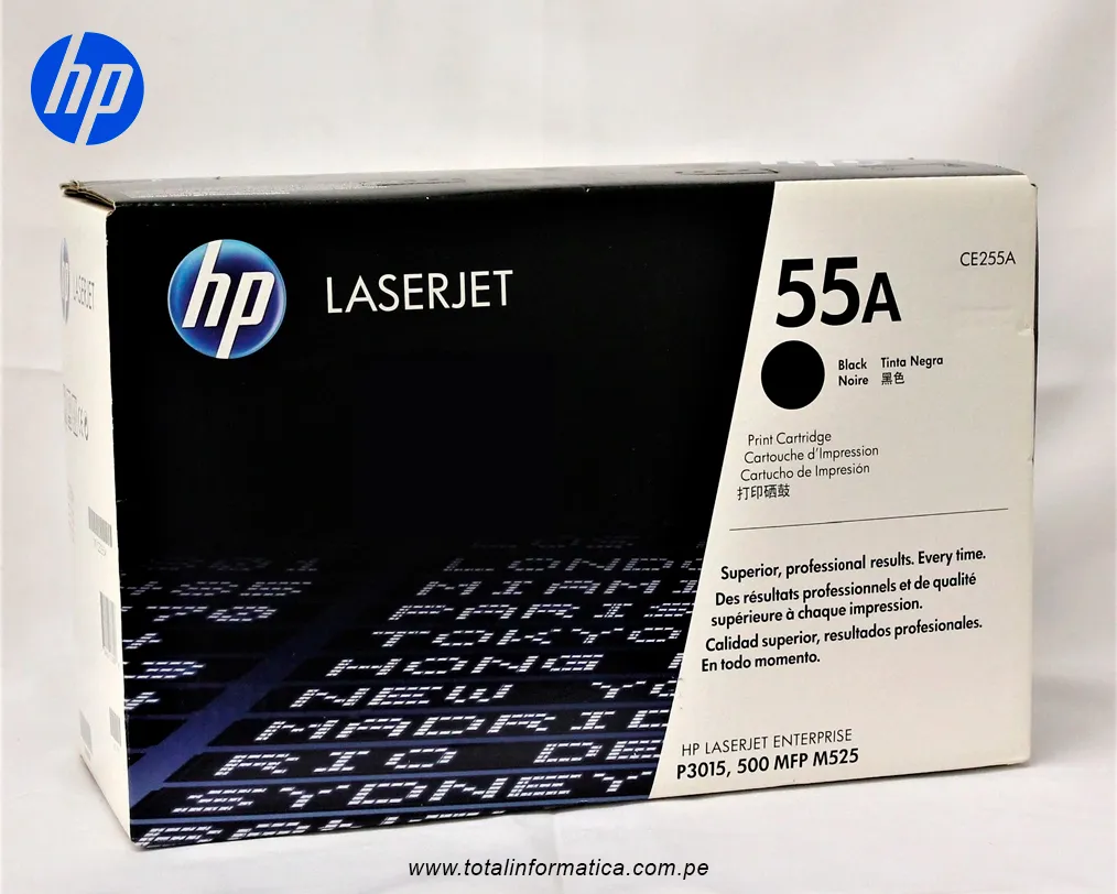 HP 55A CE255A Black Original 6000 Pag. - imagen 3