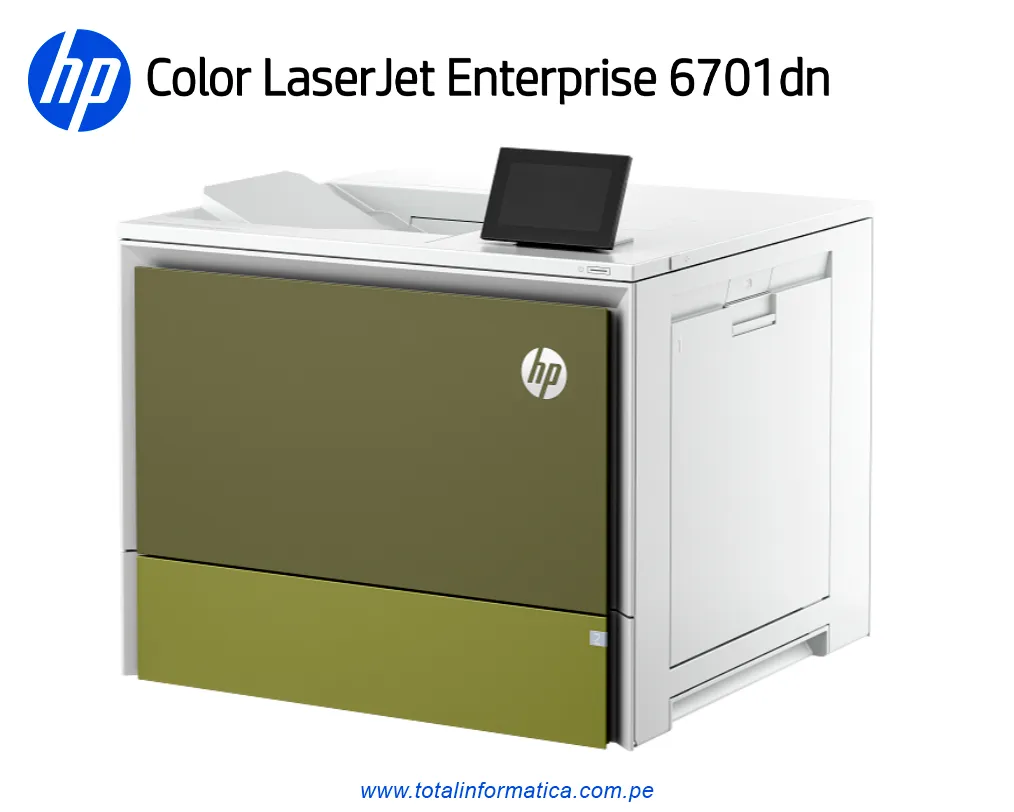 Impresora HP Color LaserJet Enterprise 6701dn 58M42A Dúplex Color - imagen 2