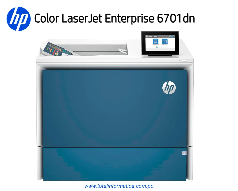 Impresora HP Color LaserJet Enterprise 6701dn 58M42A Dúplex Color - imagen 1