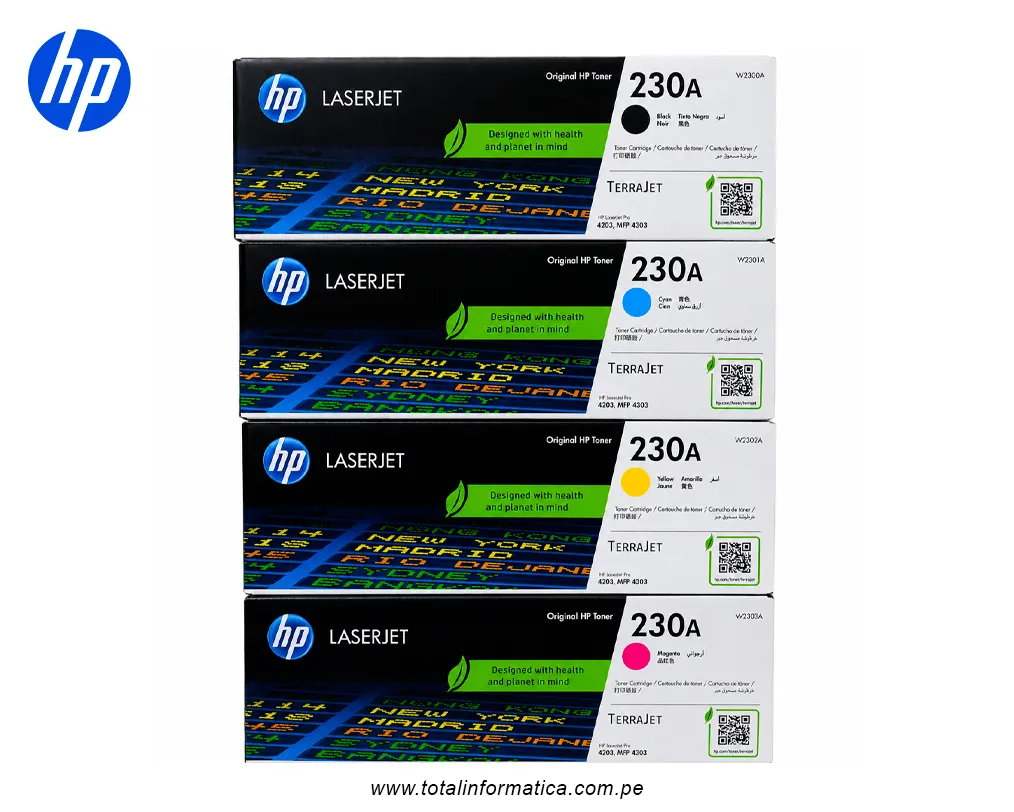 HP 230A W2300A Negro Tóner Original 2,000 Pág. - imagen 3