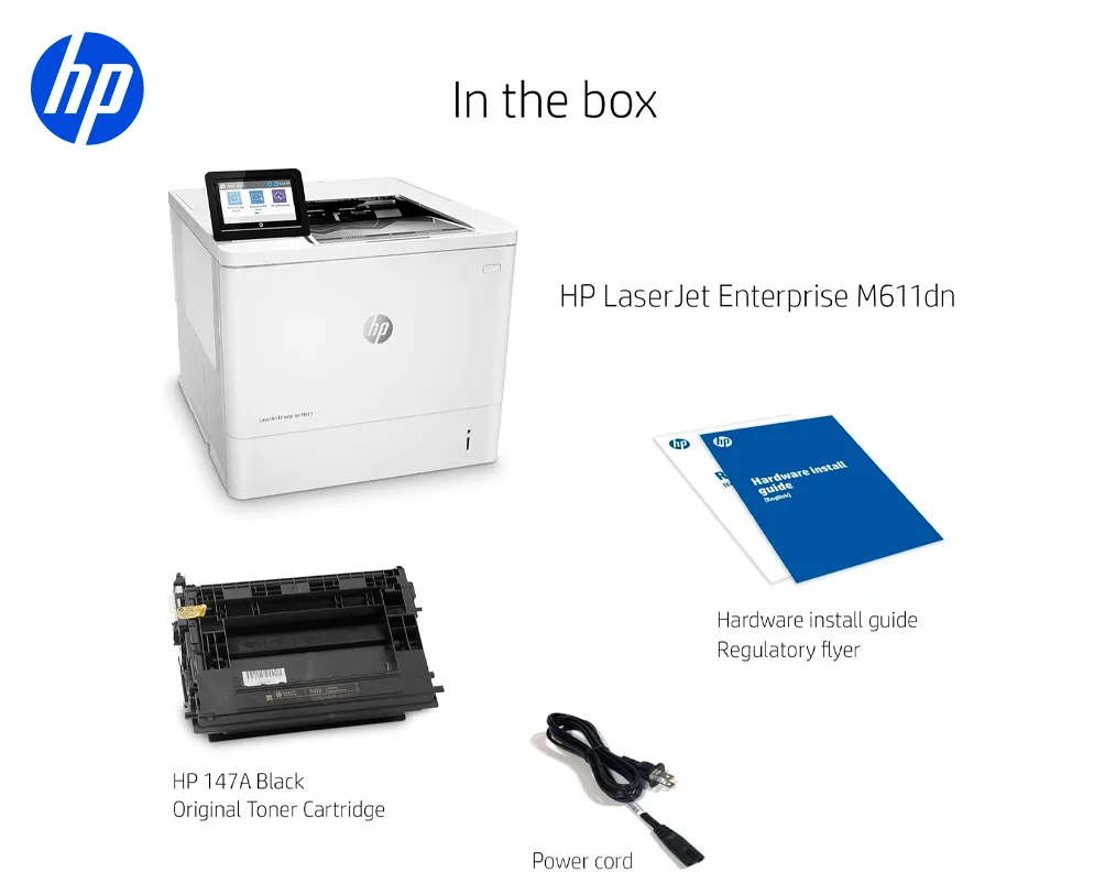 IMPRESORA HP LASERJET ENTERPRISE M611DN 7PS84A, 65 PPM, B/N - imagen 3