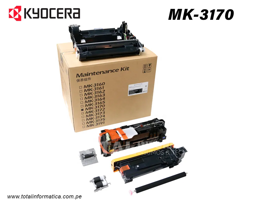 Kit de mantenimiento Kyocera MK-3170 1702T68NL0 ECOSYS P3050DN/P3055DN/P3060DN 500000 Paginas - imagen 2