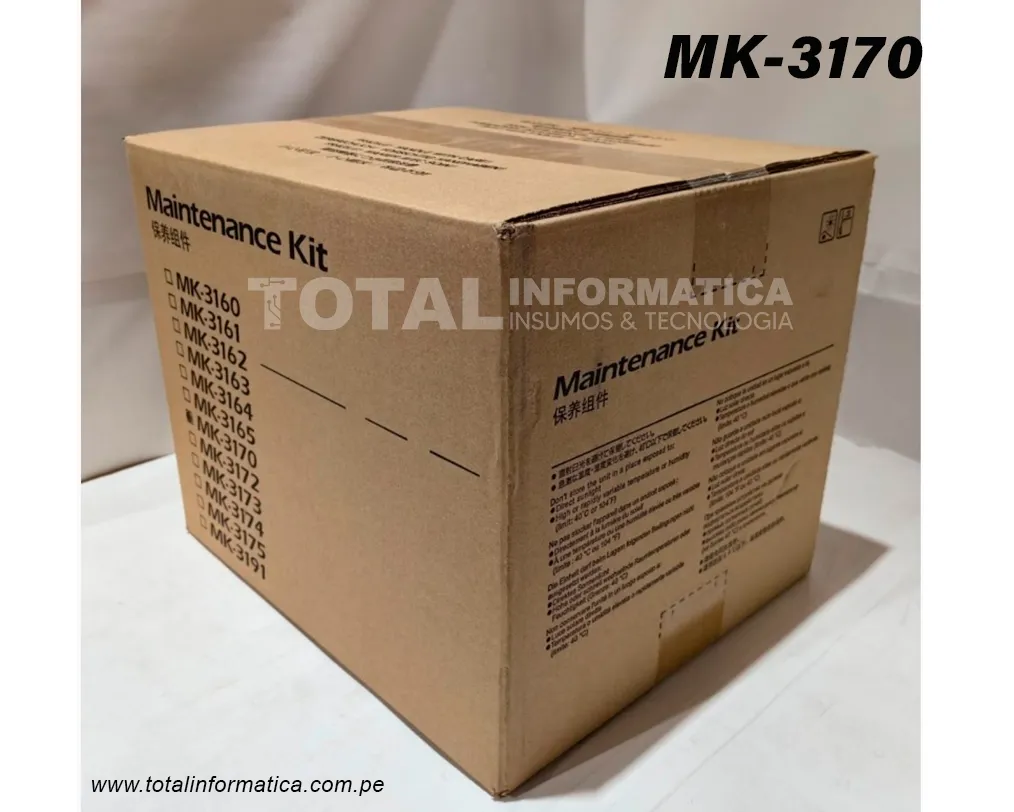 Kit de mantenimiento Kyocera MK-3170 1702T68NL0 ECOSYS P3050DN/P3055DN/P3060DN 500000 Paginas - imagen 3