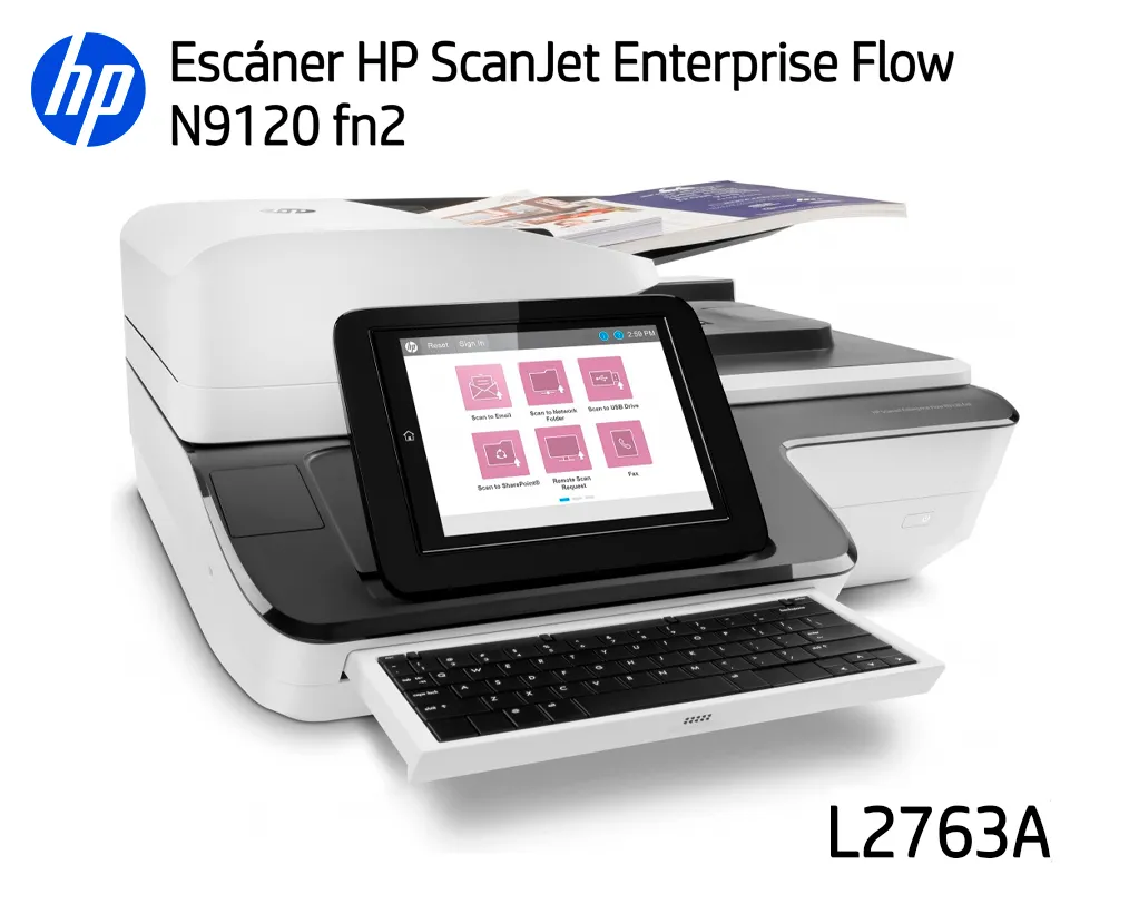 ESCANER HP SCANJET ENTERPRISE FLOW N9120 FN2, L2763A - imagen 4