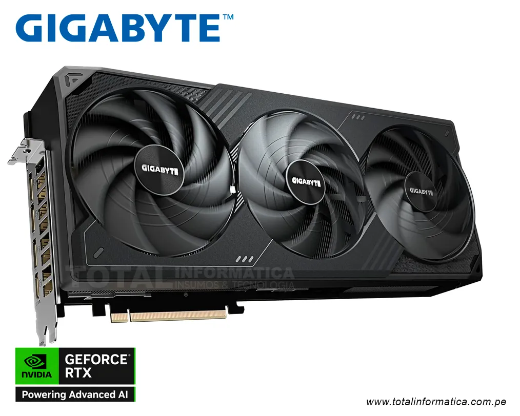 GIGABYTE GeForce RTX 5090 WINDFORCE OC 32G GDDR7 PCIe 5.0 GV-N5090WF3OC-32GD - imagen 3