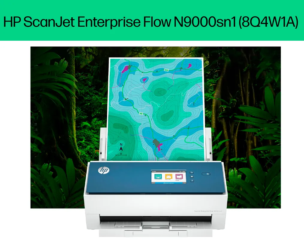 Escáner HP ScanJet Enterprise Flow N9000 sn1 8Q4W1A A3 USB 3.0 Red Gigabit - imagen 4