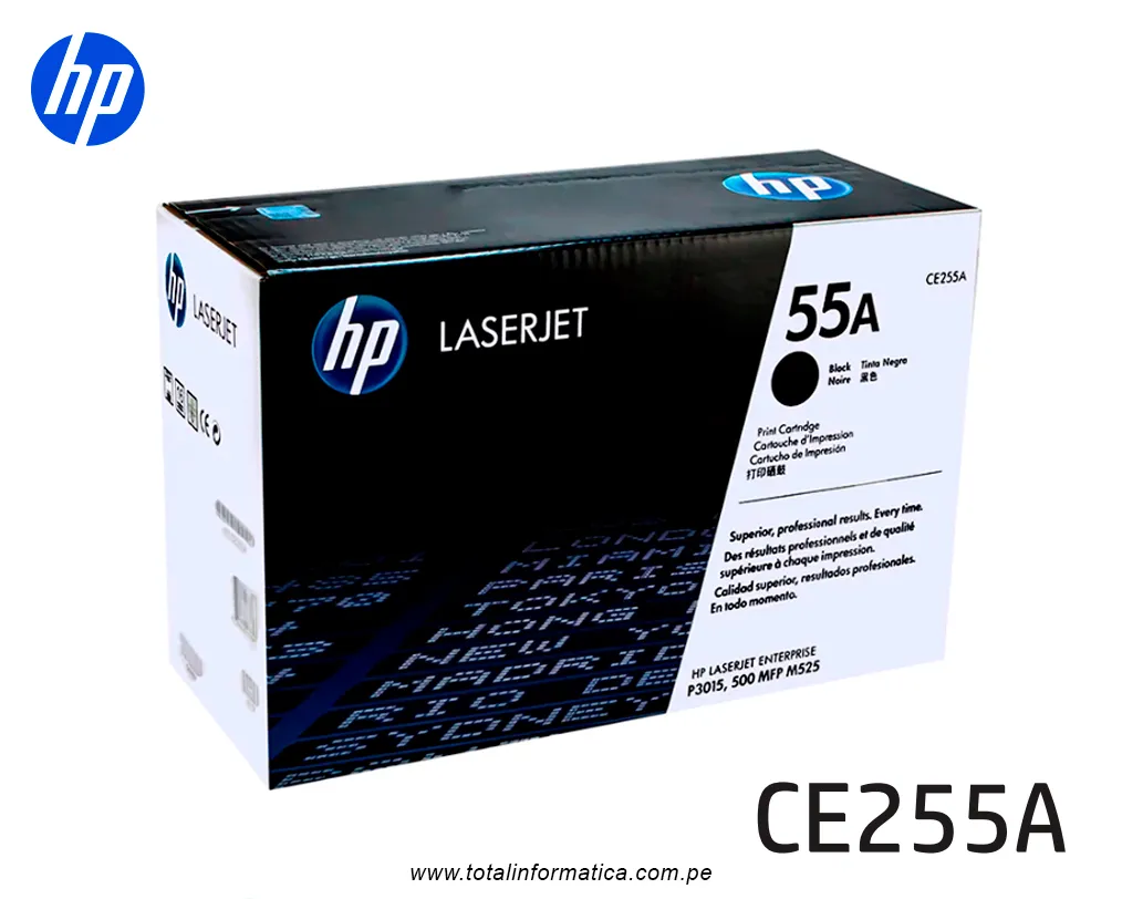 HP 55A CE255A Black Original 6000 Pag. - imagen 2