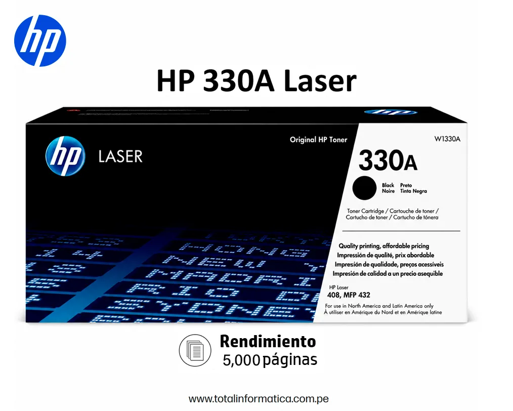 HP 330A W1330A Toner Negro Original 5000 Pag. - imagen 1
