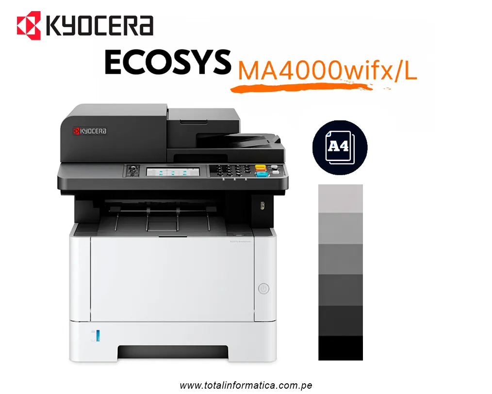 KYOCERA ECOSYS MA4000wifx/L Impresora Laser Multifuncional 42ppm - imagen 1