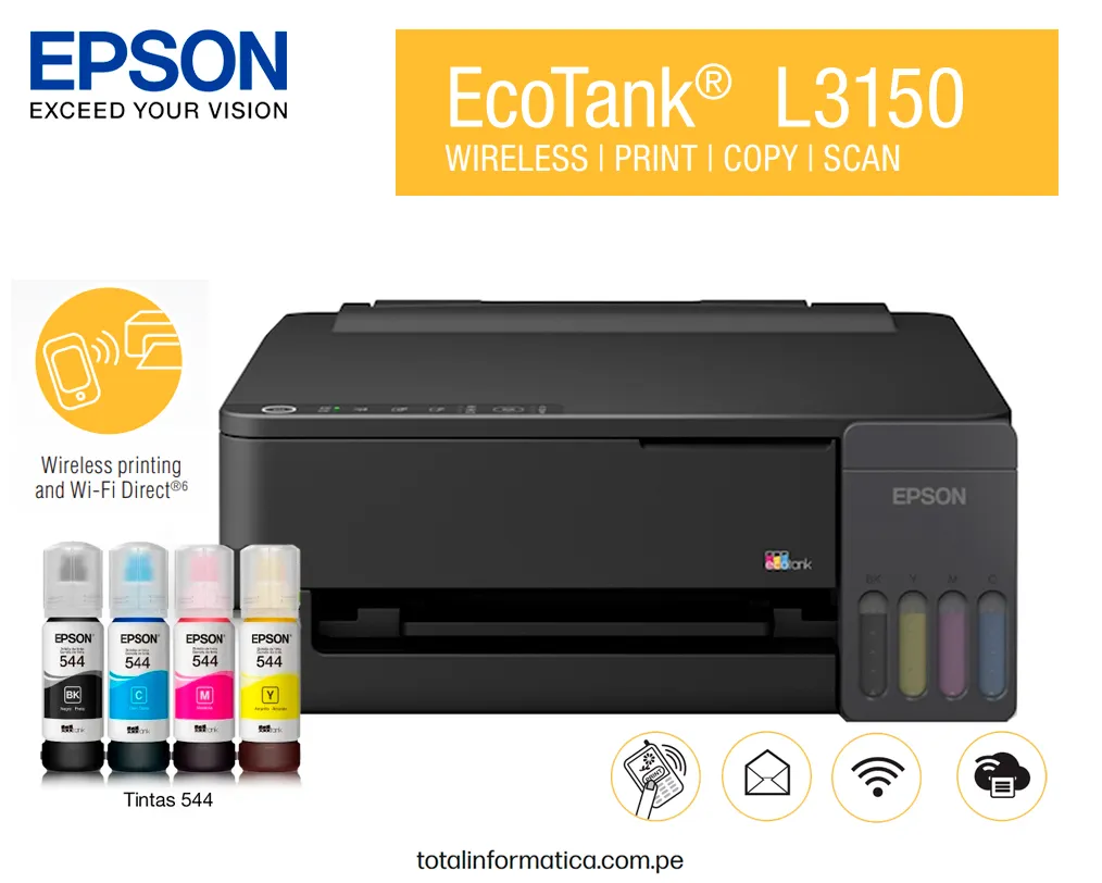 Impresora Inalámbrica EPSON ECOTANK L1250 Color A4 - imagen 1