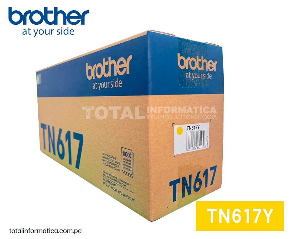 BROTHER TN617Y Toner Yellow Original 10,000 Pág - imagen 2