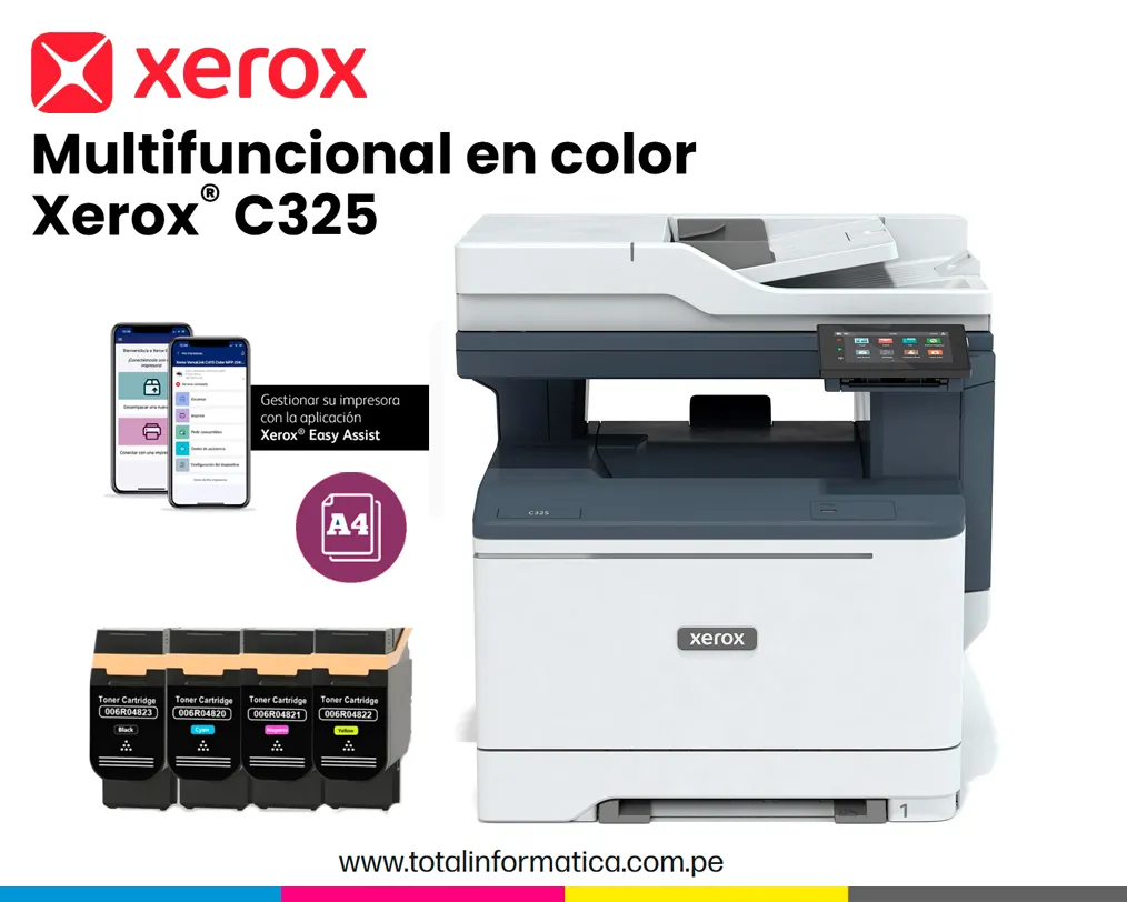 XEROX C325V Multifuncional color laser A4, 33PPM - imagen 1