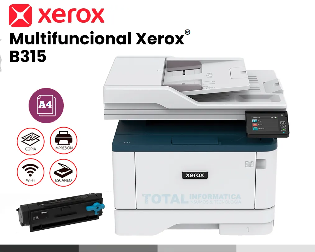 Impresora MFP XEROX B315V_DNI 40ppm WiFi/Fax - imagen 1