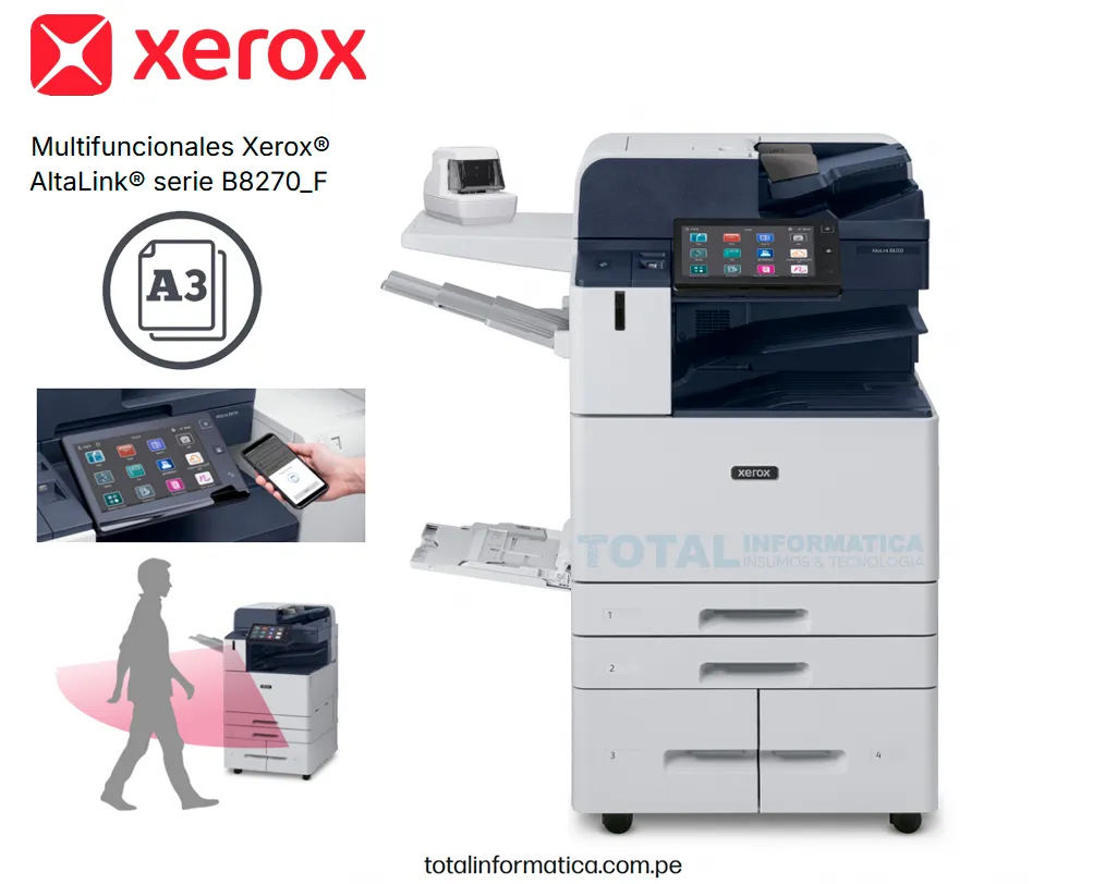 Impresora Laser Xerox B8270V F 70PPM 220V A3/A4 - imagen 1