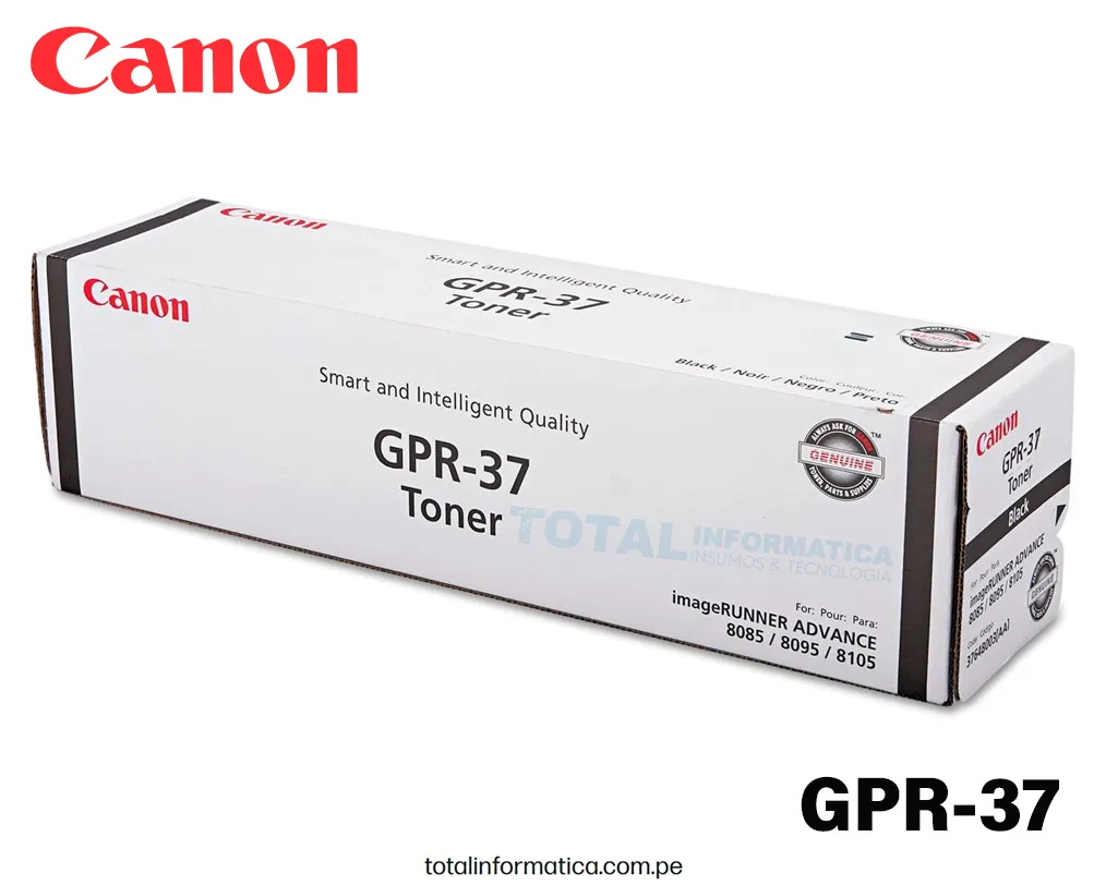 GPR-37 Black Toner Original (8905i/8995i/8986i) 70,000 paginas - imagen 3