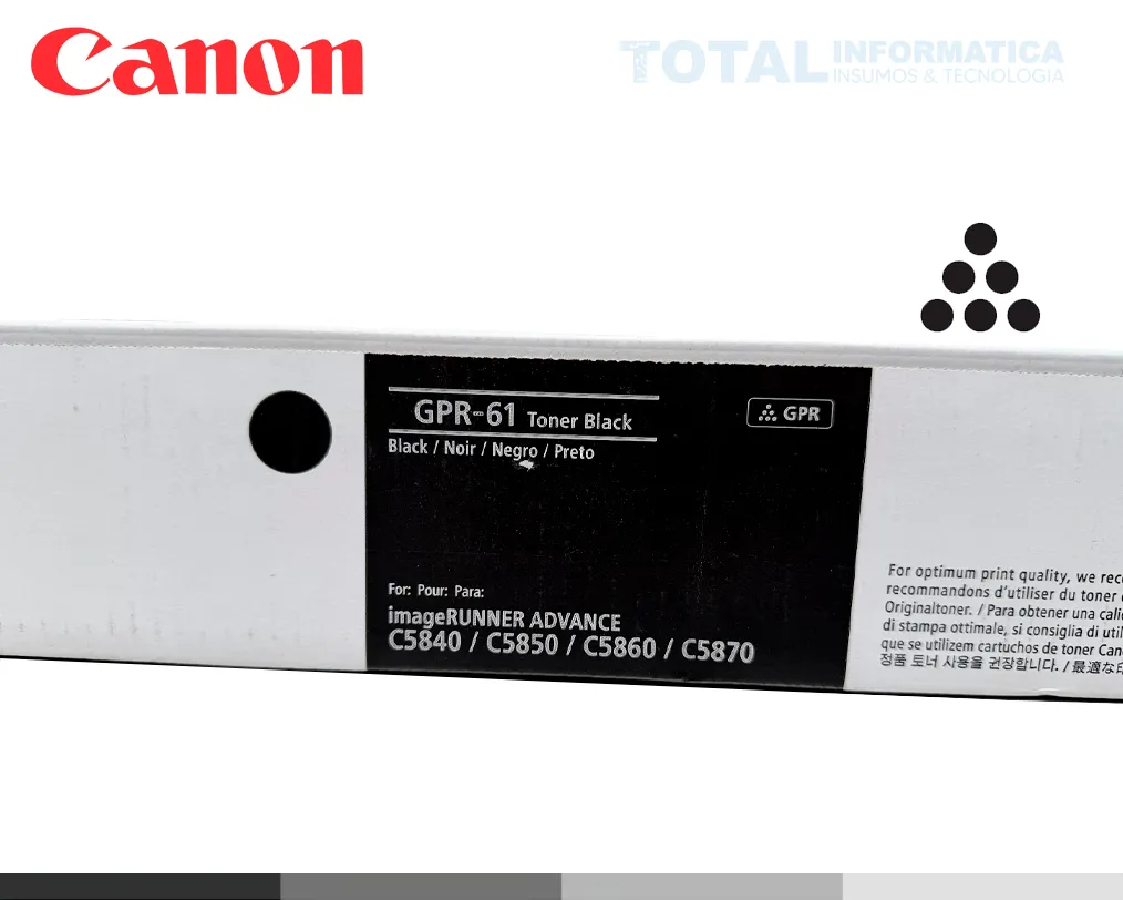 GPR-61 Black Toner Original ADVANCE DX C5870i, C5850i, C5840i 71,000 pag. - imagen 3