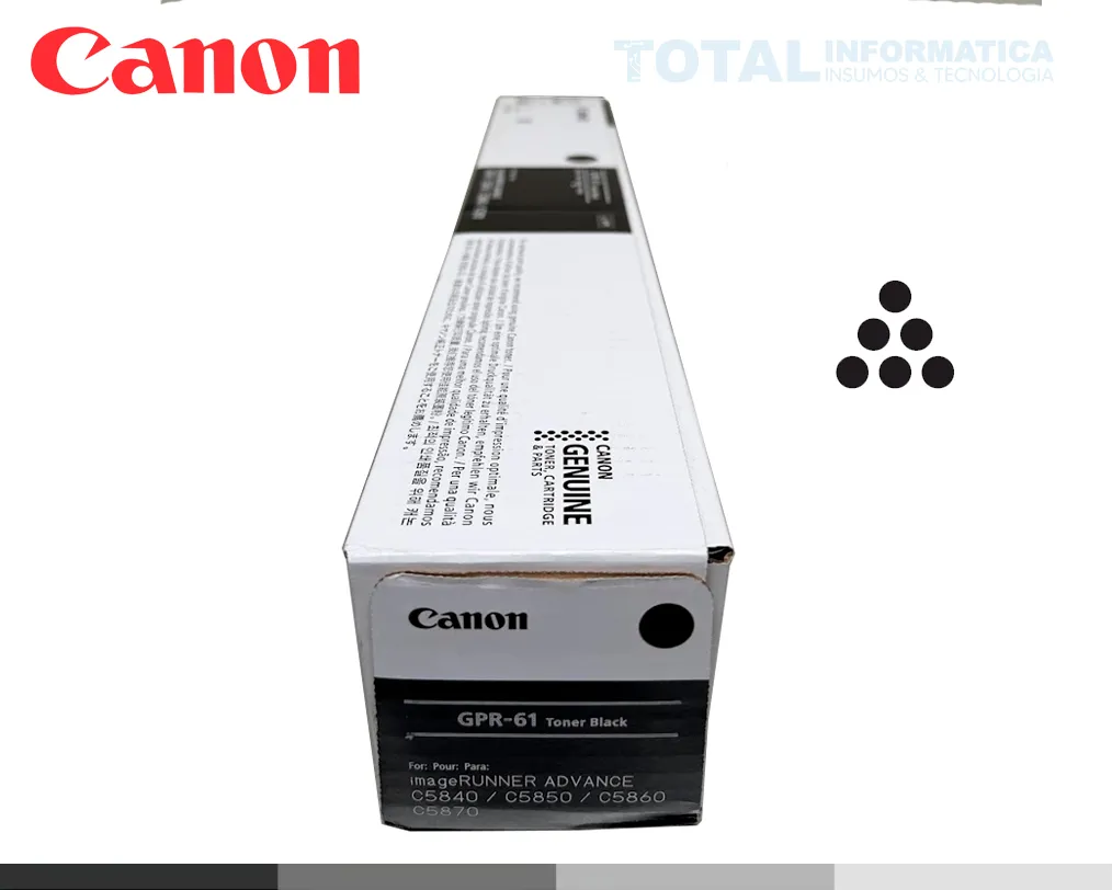GPR-61 Black Toner Original ADVANCE DX C5870i, C5850i, C5840i 71,000 pag. - imagen 2