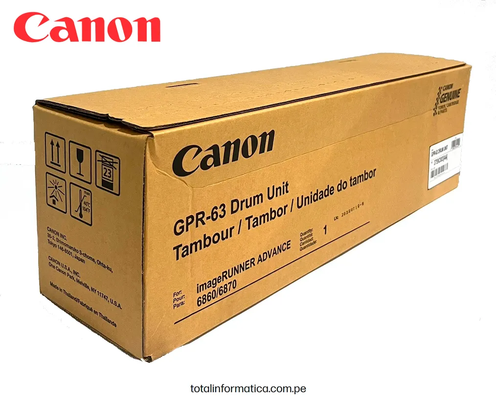 Unidad de Tambor GPR-63 3759C003AA ADVANCE DX 6870i/6860i/6855i 488,000 pag. - imagen 2