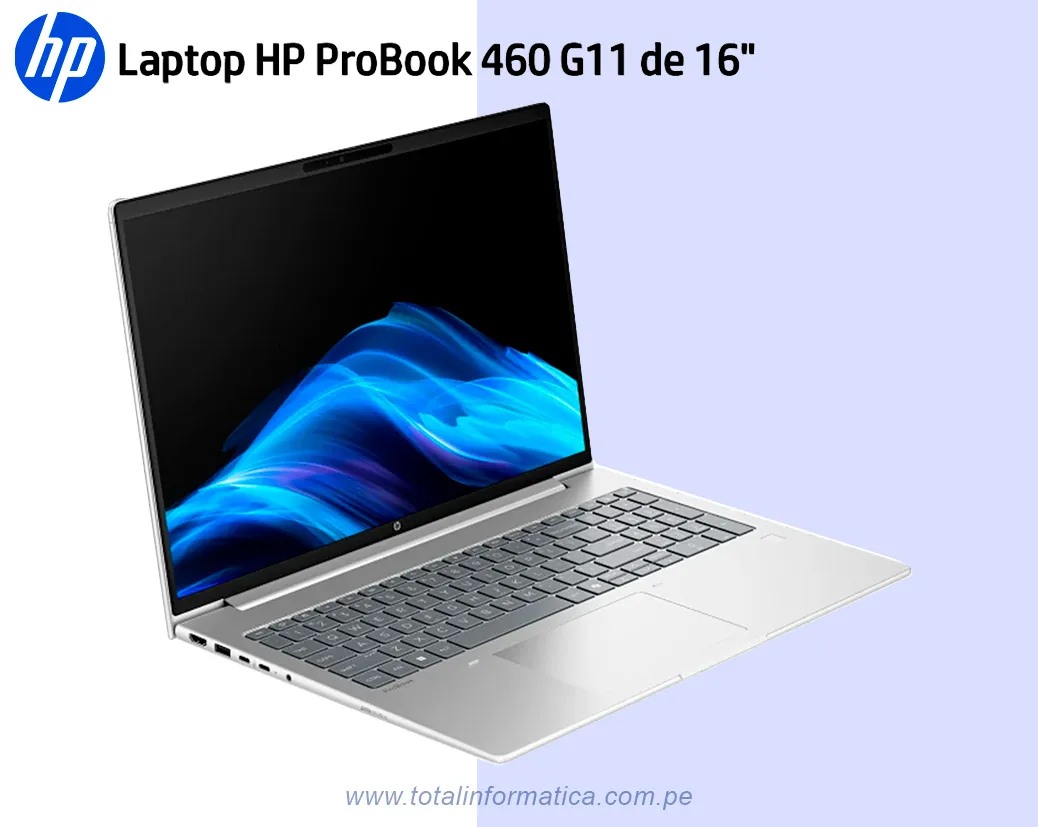 LAPTOP HP Probook 4 G1i CH0N8LT 16" WUXGA Intel Ultra 5 225U, RAM 24GB, 512GB SSD, Win Pro. - imagen 2