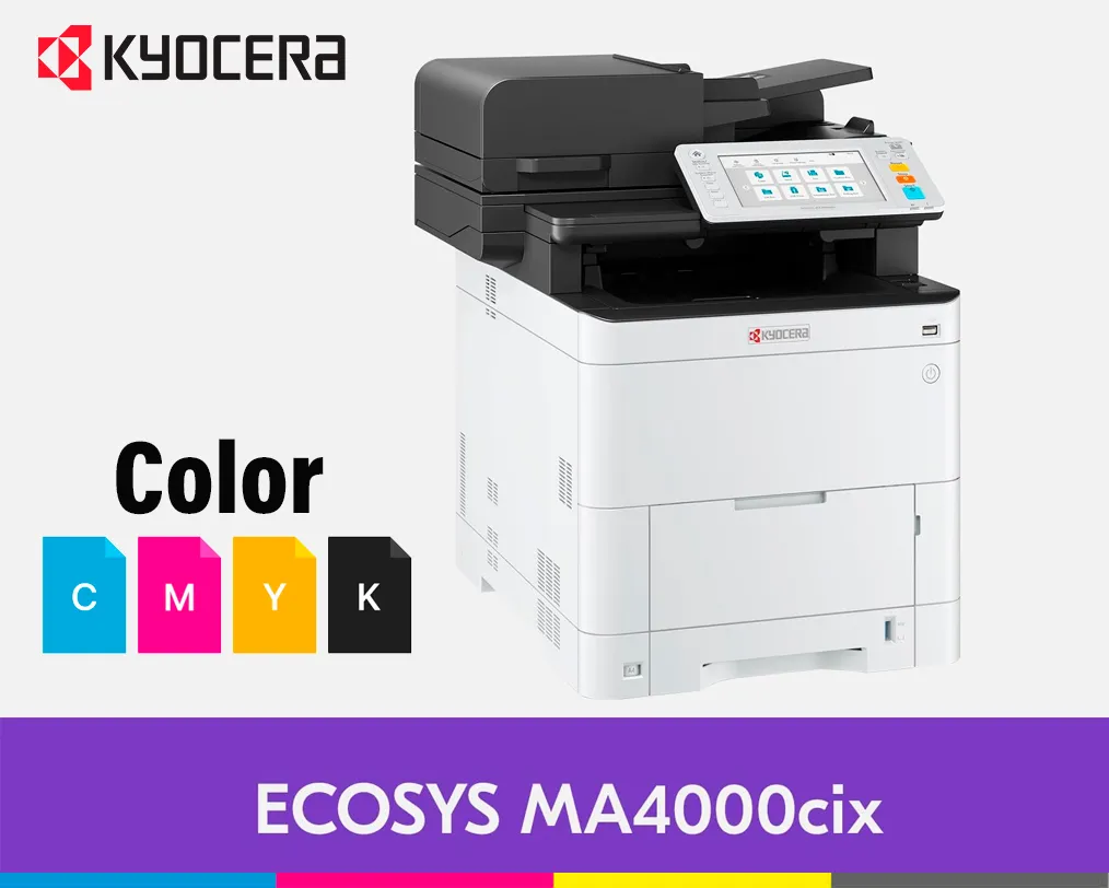 Impresora MFP Láser Color Kyocera ECOSYS MA4000cix A4 42 PPM - imagen 2