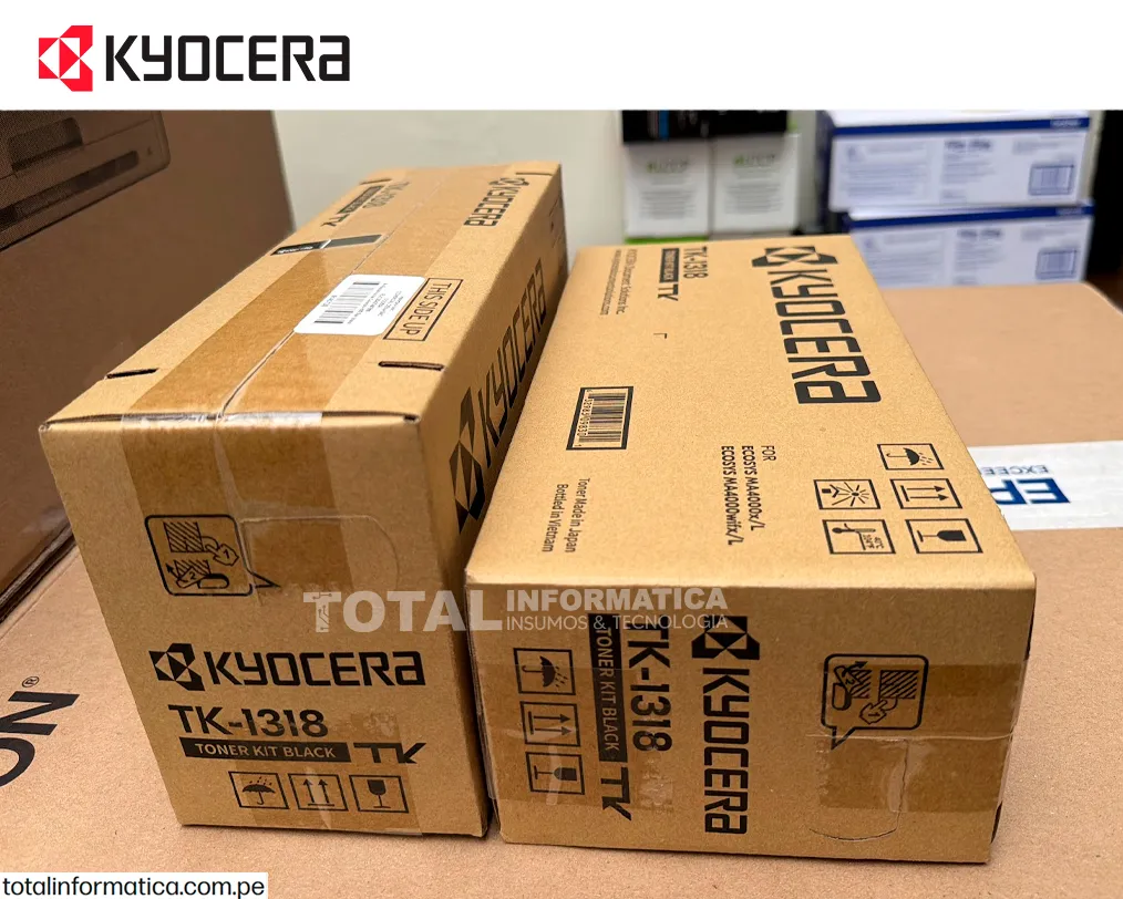 TONER TK-1318 Black Kyocera Original ECOSYS MA4000x/L, MA4000WiFX/L 3,000Pag. - imagen 4