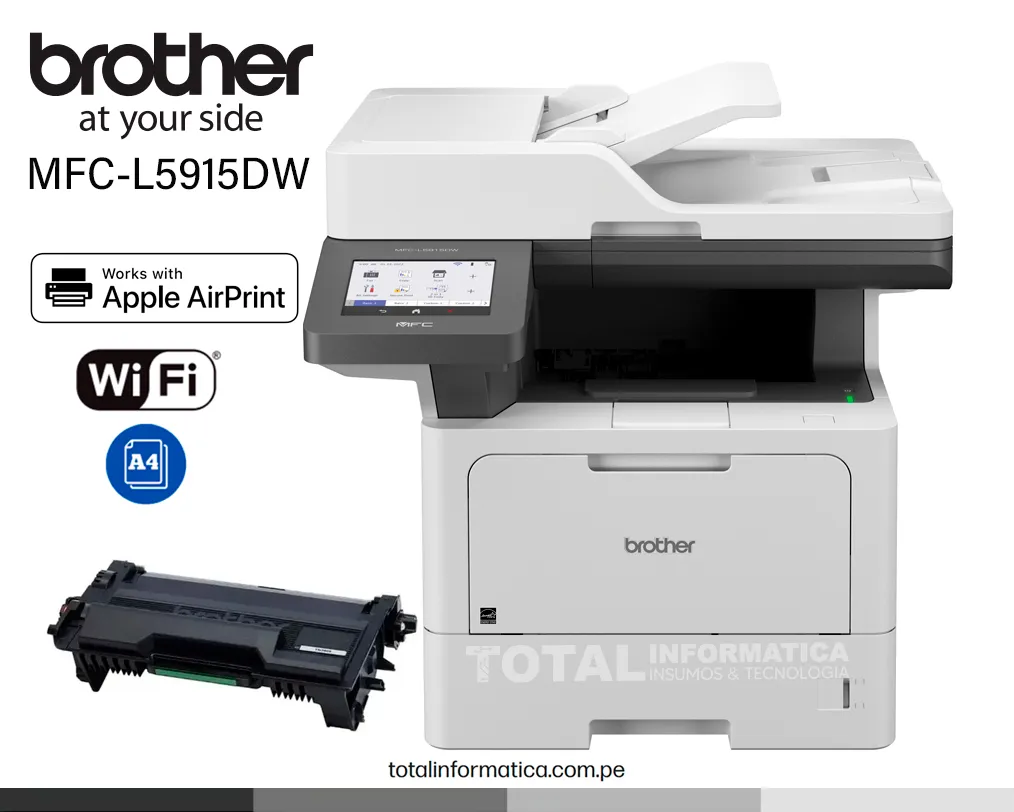 Impresora MFP Brother MFC-L5915DW B/N A4 52 ppm - imagen 1