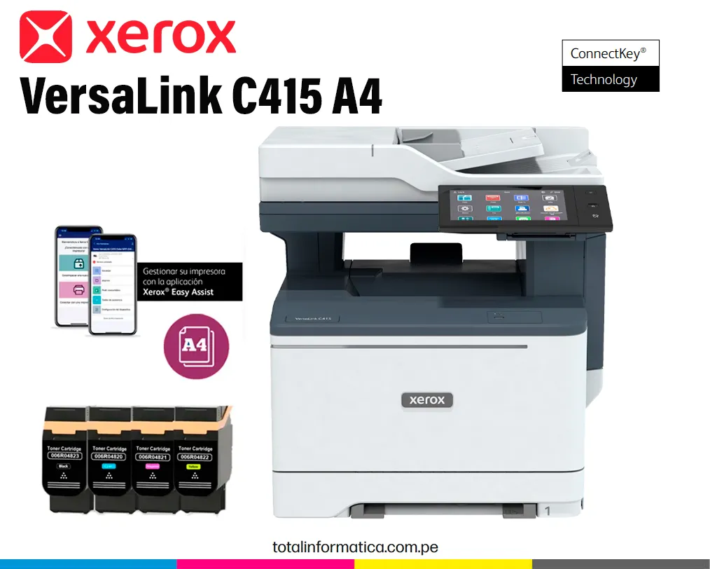  XEROX C415V Multifuncional color laser A4, 40PPM - imagen 1