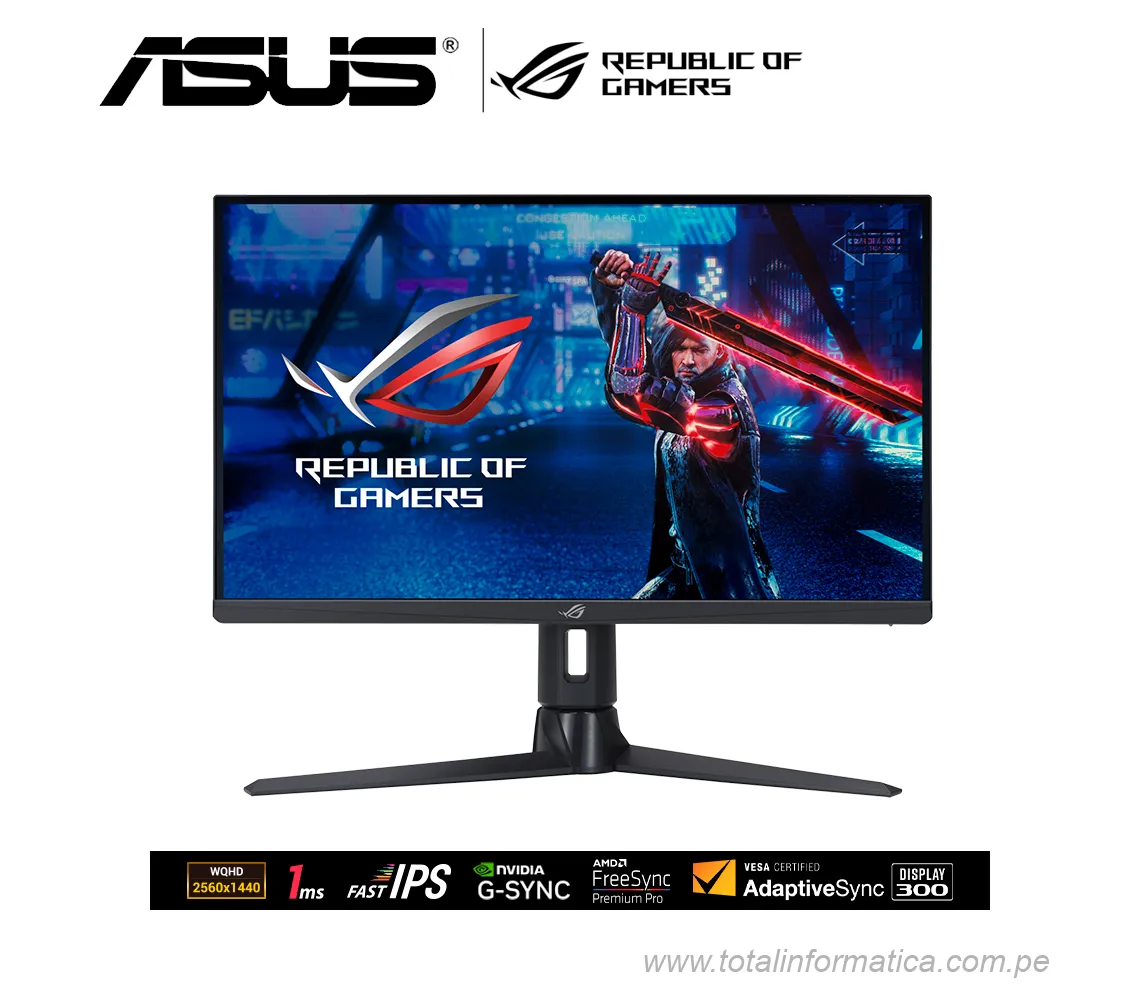 MONITOR ASUS ROG STRIX XG27AQMR 27" LED 2K, IPS - imagen 1